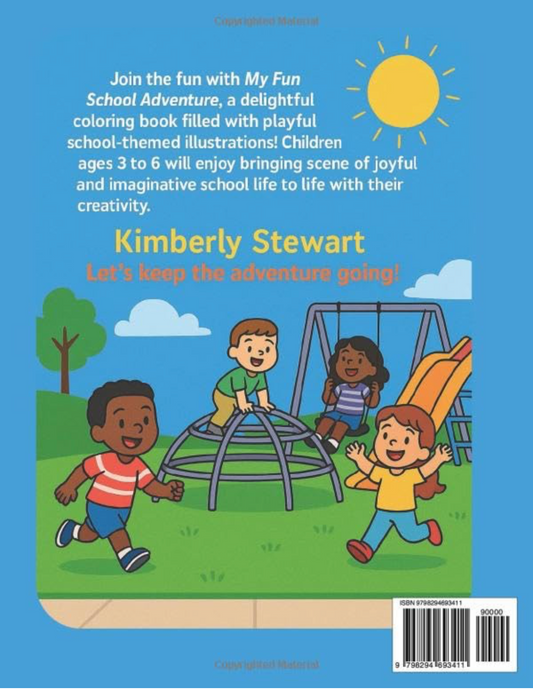 Fun School Adventure Coloring Book