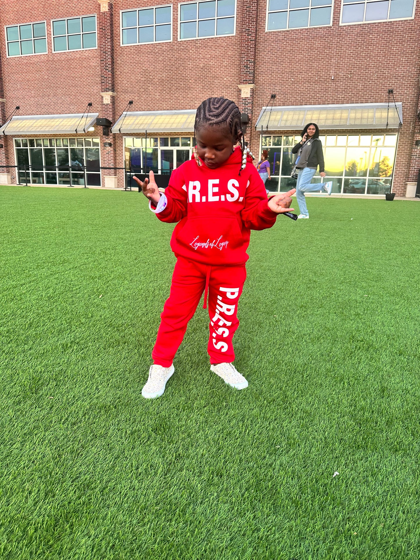 PRESS By Pastor Chris Massey Sweatsuit Unisex Kids and Adults