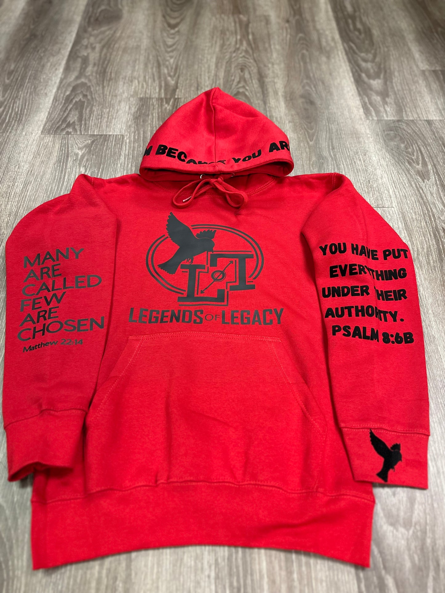 Hoodie Jogger Set Red