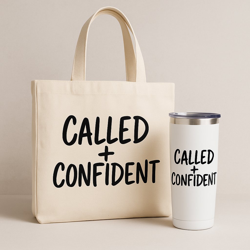 Called + Confident Tote and Tumbler