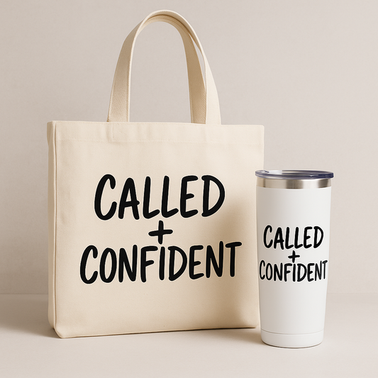 Called + Confident Tote and Tumbler