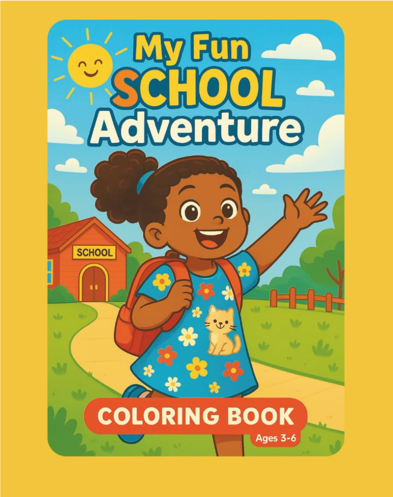 Fun School Adventure Coloring Book